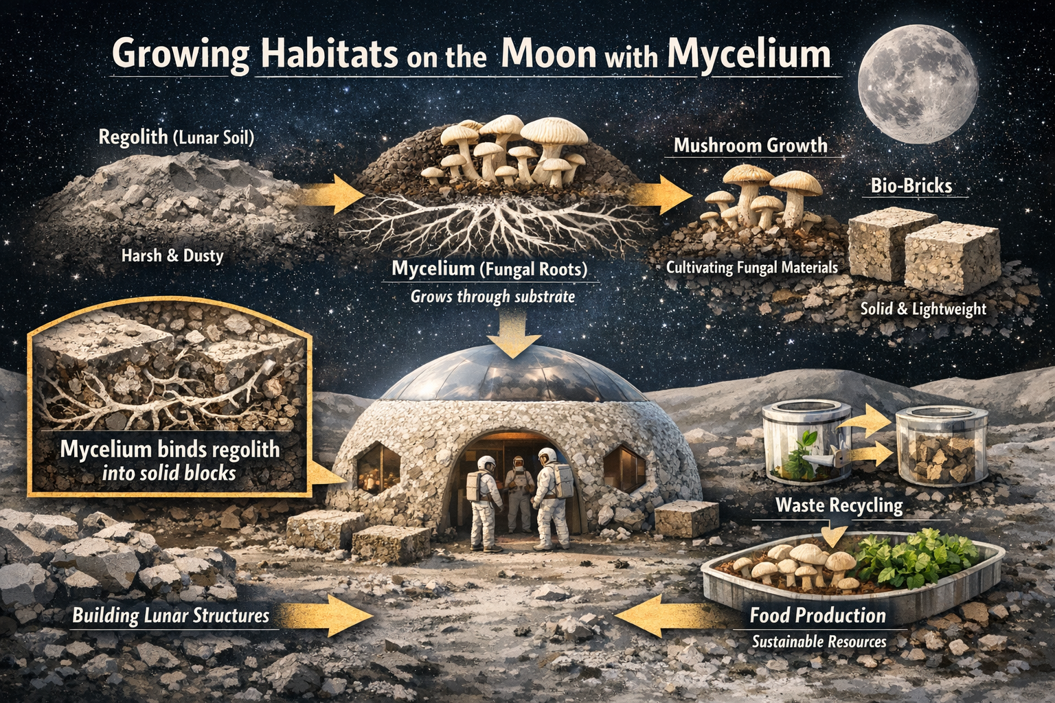 The Future of Space Might Be Grown - Not Built