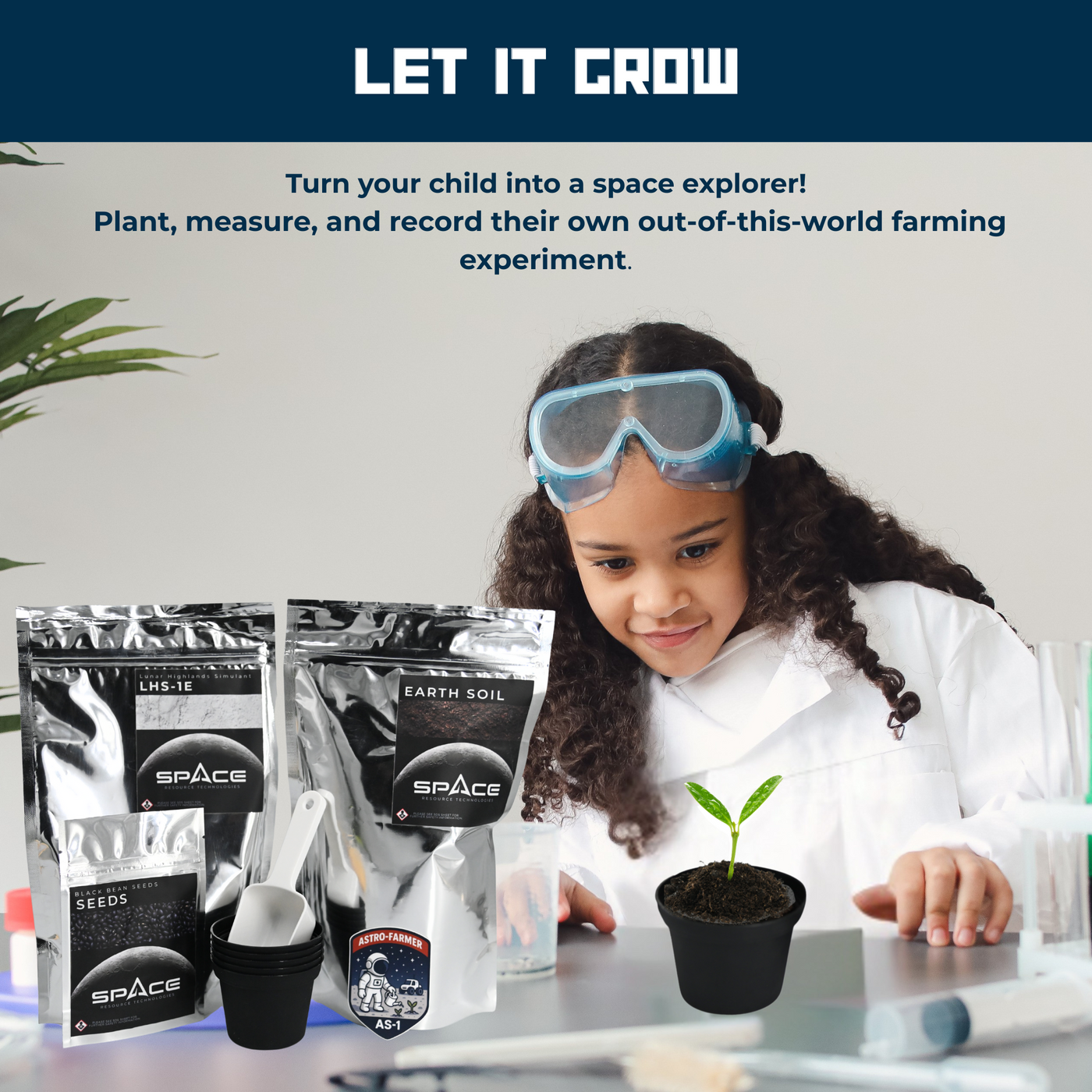 Science Fair Experiment, Grow Plants in Moon Dust Dirt Plant the Moon Challenge