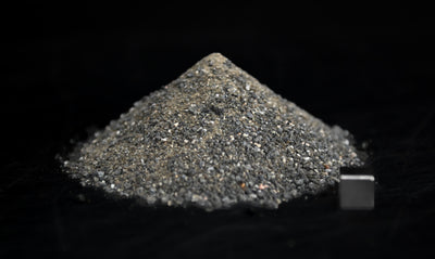 A pile of Bronzite mineral used in Space Resource Technologies high-fidelity Lunar, Martian, and Asteroid regolith simulants.