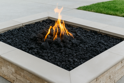 Natural Black Lava Rocks