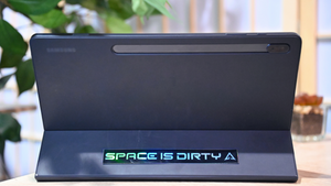 SRT Brand "Space is Dirty" Reflective Black and Rainbow Decorative Sticker