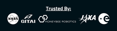 Our Lunar, Martian, and Asteroid regolith simulants are trusted by big space industry names such as: NASA, GITAI, Honeybee Robotics, JAXA, ESA, and more.